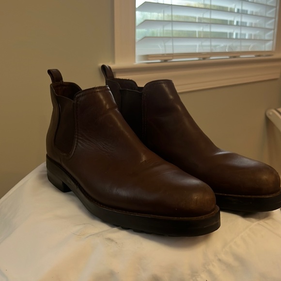 Classic Brazilian Chelsea boot - Ralph Lauren Size 8B - brown leather! Vintage - Picture 1 of 5